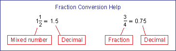 Fraction Conversion Help